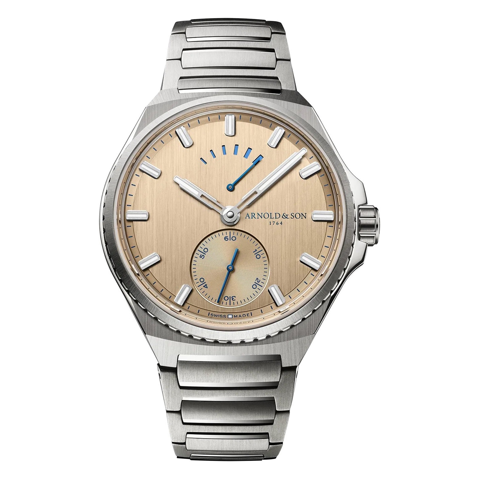 Arnold And Son Chronometry Longitude Titanium 42.5mm Watch Gold Arnold And Son Chronometry Longitude Titanium 42.5mm Watch Gold