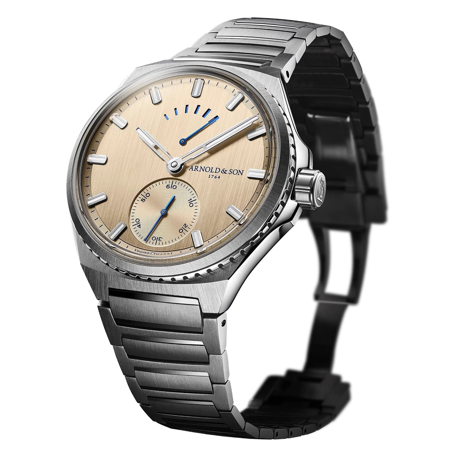 Arnold And Son Chronometry Longitude Titanium 42.5mm Watch Gold Arnold And Son Chronometry Longitude Titanium 42.5mm Watch Gold