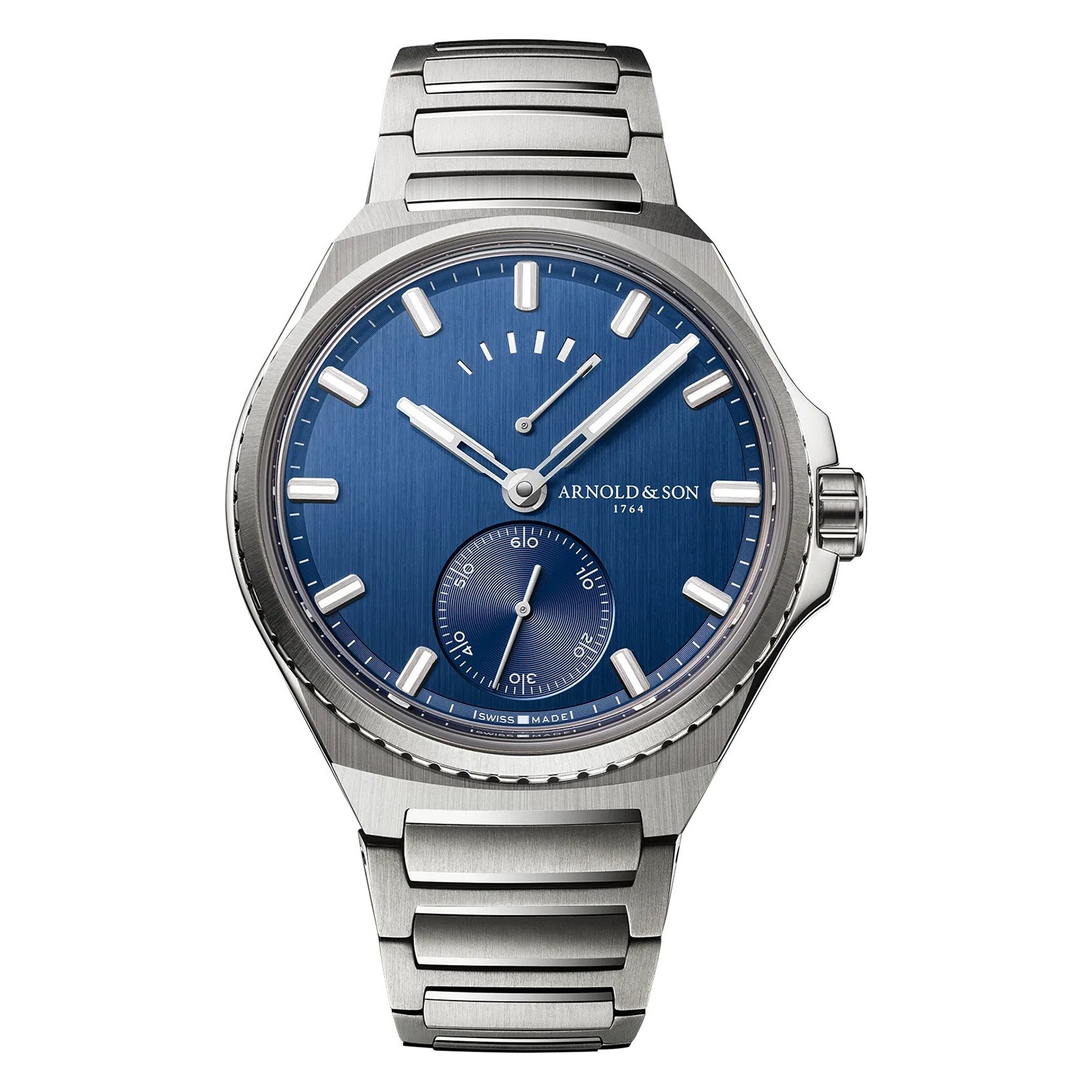 Arnold And Son Chonometry Longitude Titanium 42.5mm Mens Watch Blue Arnold And Son Chonometry Longitude Titanium 42.5mm Mens Watch Blue