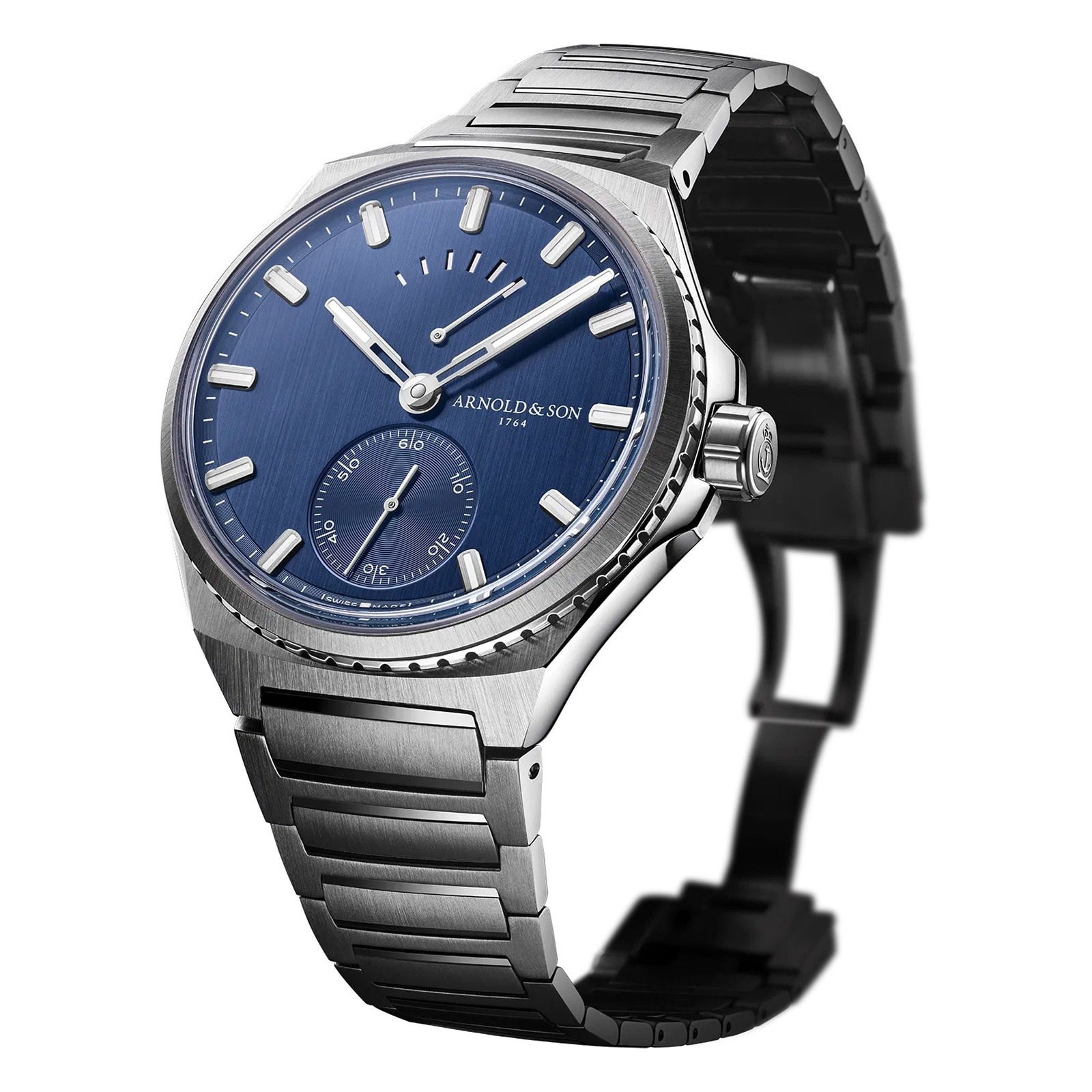 Arnold And Son Chonometry Longitude Titanium 42.5mm Mens Watch Blue Arnold And Son Chonometry Longitude Titanium 42.5mm Mens Watch Blue